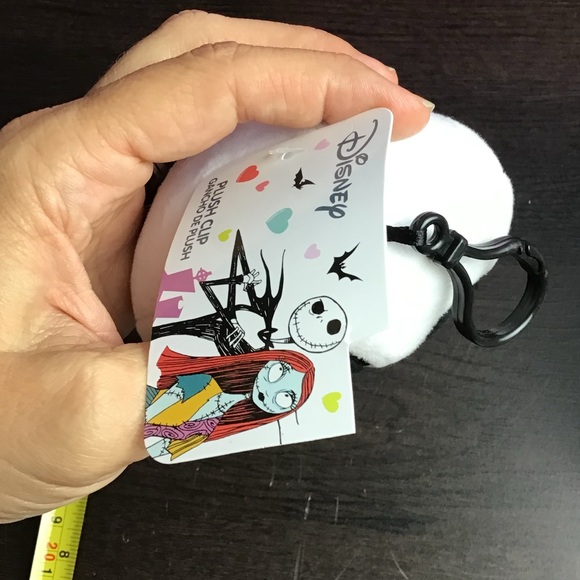 Disney Nightmare before Christmas Jack Skellington Plush Clip -new - Picture 4 of 4